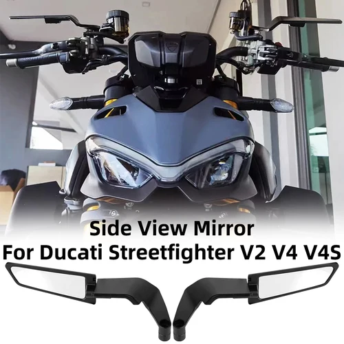 Espejo retrovisor lateral para motocicleta Ducati Streetfighter V2 V4 V4S 848 Multistrada V2 V4 Hypermotard 698 950 Winglet