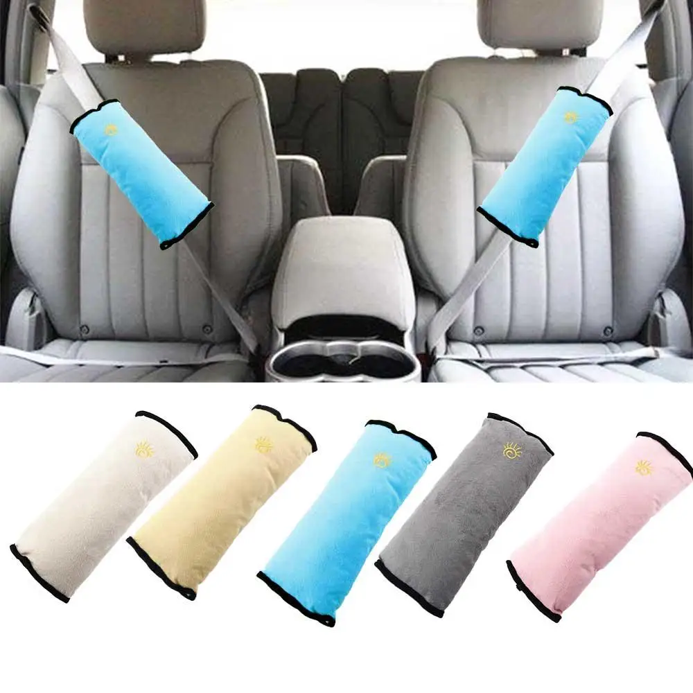 Pad Pillow Safety Youth Kids Car Headrest Soft Plush Seat Belt Covers Seatbelt Shoulder Pads Car Shoulder Pad Seat Belt Pad