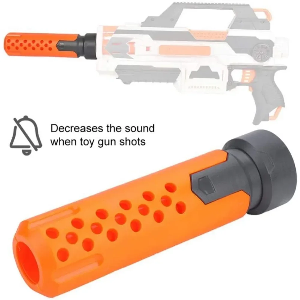 Toy Gun Modification Accessories Set for Nerf N-strike Elite Series Muffler Tail Stock Flashlight Universal Toy Gun Accessories