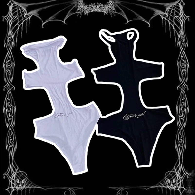 

The 2025 summer new sexy halter sleeveless jumpsuit with a cut-out waist-exposing beach style Y2k women's top