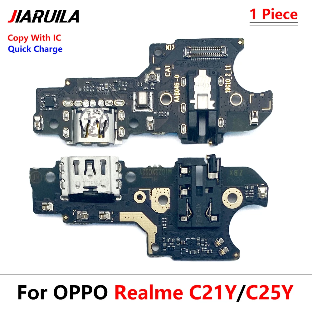 Imagem -05 - Usb Carregamento Porto Connector Board Reparação Cabo Flex Oppo x2 Pro Y20 A15 A16 A53 4g A57s Realme Pro 7i C11 C12 C15 50 Peças