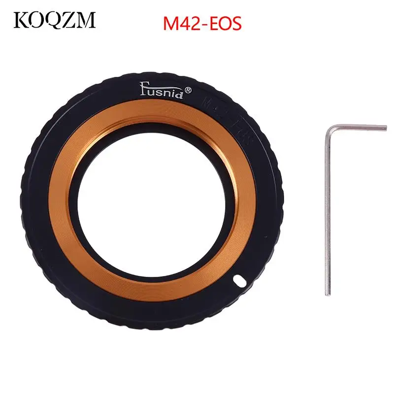 Adjustable M42 Lens For Canon EOS EF Lens Adapter Ring 650d 600d 1100d 7d 350d 6d CAP Lens Adaptor Connecting Ring