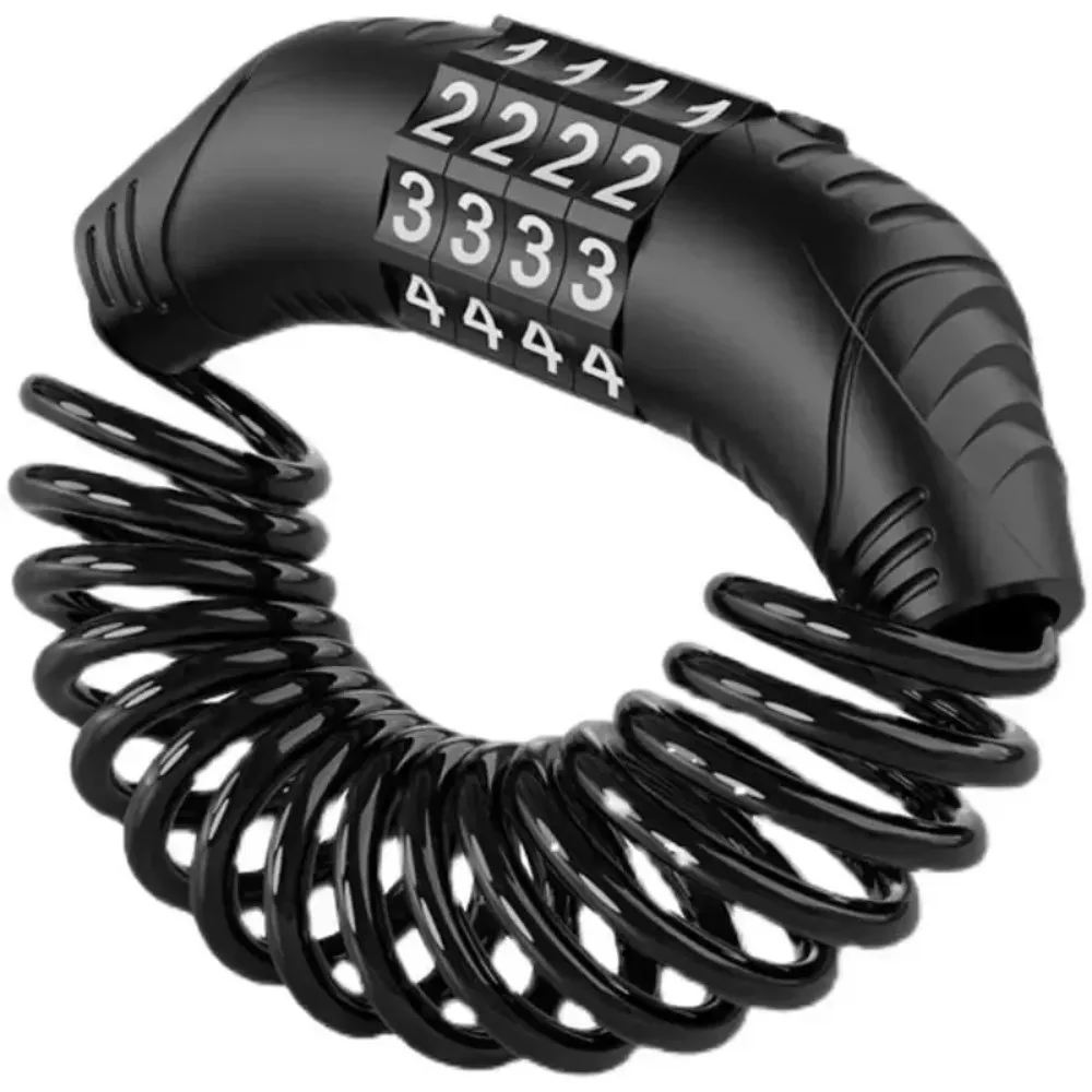 Casco di sicurezza universale per veicoli elettrici per moto PasswordLock Blocco antifurto portatile per bicicletta MTB Blocco sicuro affidabile compatto