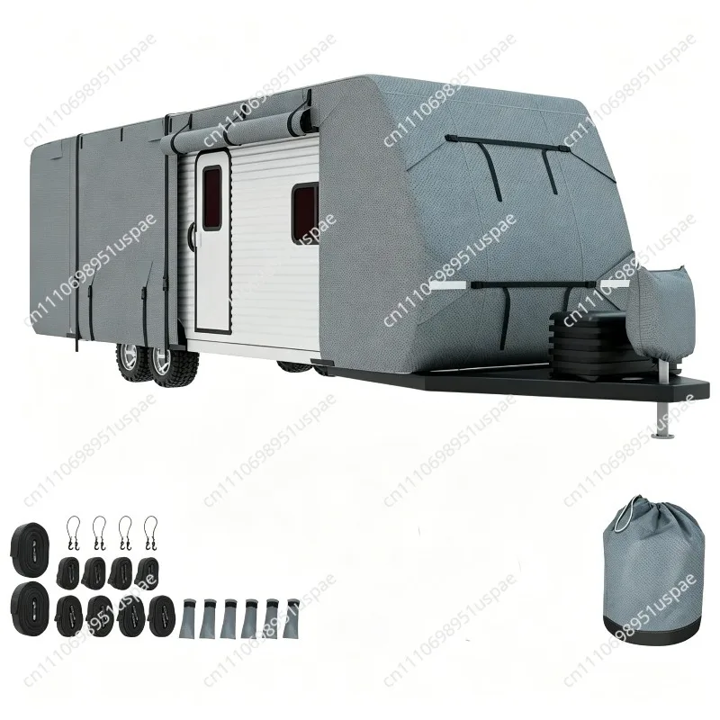 Rainproof and dustproof RV cover factory direct sales car clothes station wagon large outdoor camping sunshade dust cover