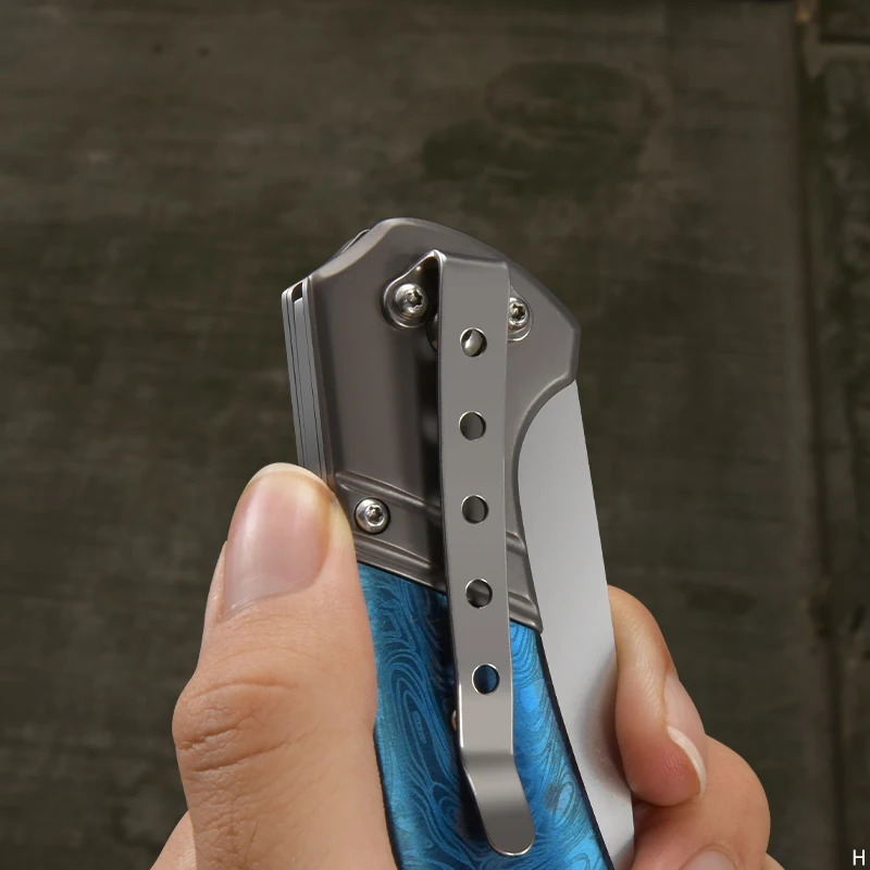 Portable folding knife multi-function knife outdoor camping folding knife fruit knife FX9195