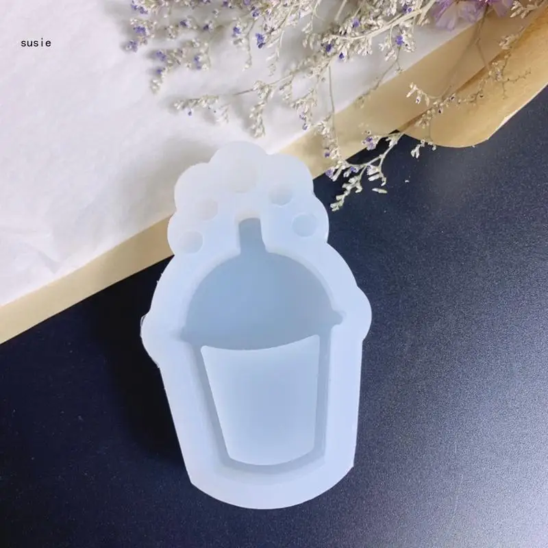 

X7YA Silicone Molds Resin Shaker Molds Set For Epoxy Coffee Ice Cream