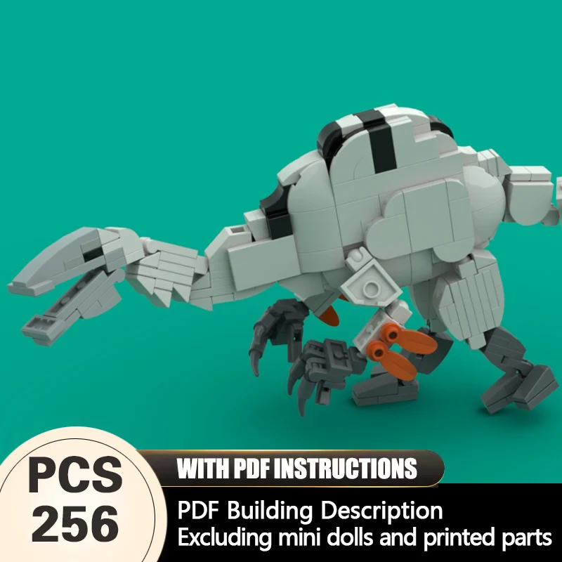 

Creators Animal Series Model MOC Building Bricks Light Grey Baryonyx Modular Technology Gifts Holiday Assemble Children Toy Suit