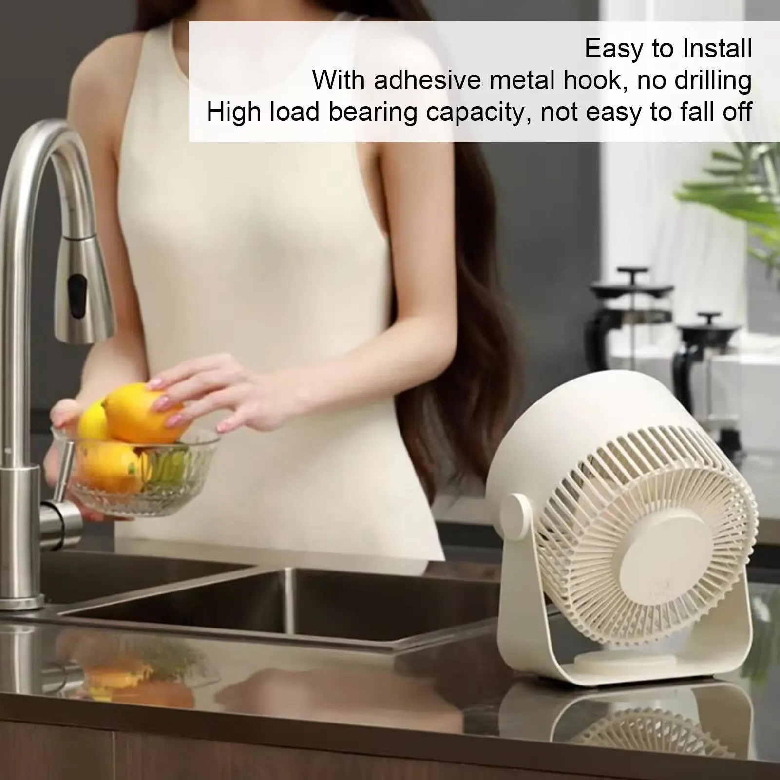 مروحة توزيع الهواء المحمولة مع بطاريات 4000 مللي أمبير في الساعة، مروحة سطح مكتب قابلة لإعادة الشحن عبر USB، مروحة سقف جدارية هادئة، مروحة تبريد هواء