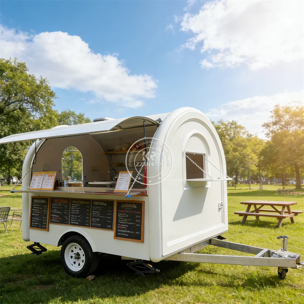 Multifunction Food Truck Churros Machine Mini Bakery Food Truck Professional BBQ Trailer for Street Vending