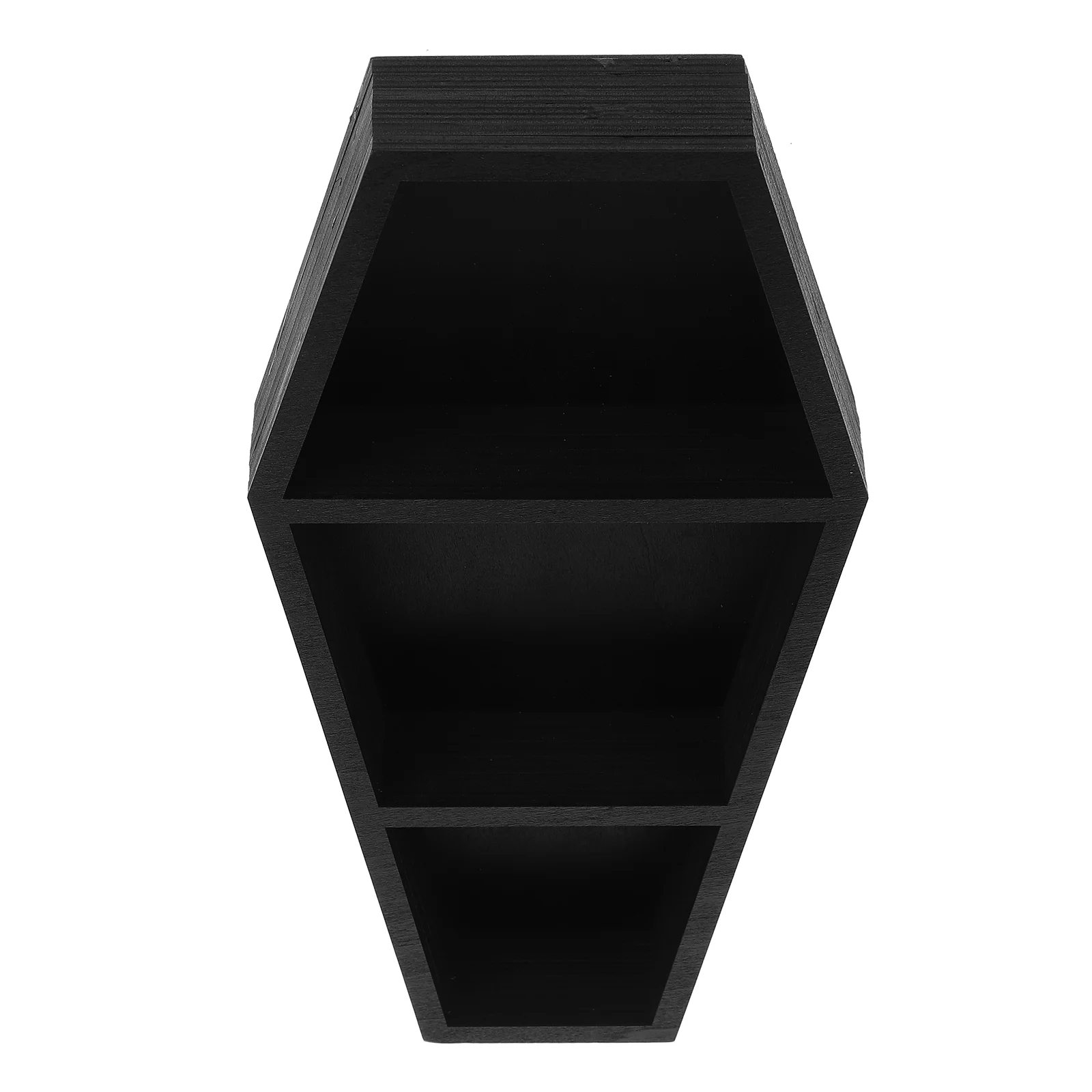 Coffin Shelf Wall Decor Coffin Shelf Spooky Gothic Decor for Home Wooden Coffin Shelf