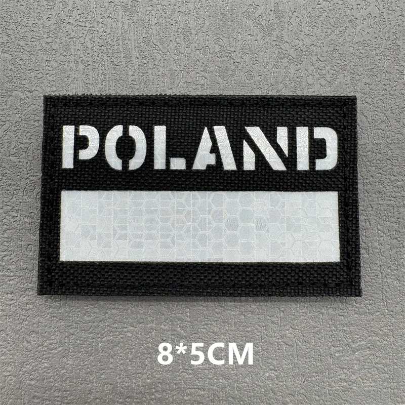 3D Taktische Patches IR Reflektierende Abzeichen auf Rucksack Weste Kleidung DIY Moral Taktische Abzeichen Haken & Schleife Laser Cut liefert