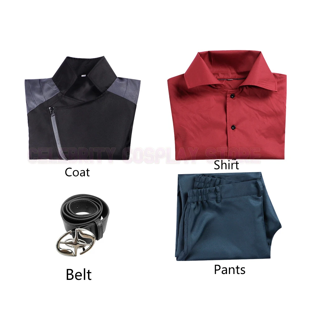 New 2025 Anime Lazarus Lilande Cosplay Costume Adult Men Shirt Coat Jacket Pants Suit Uniform Outfit Halloween Casual Clothes