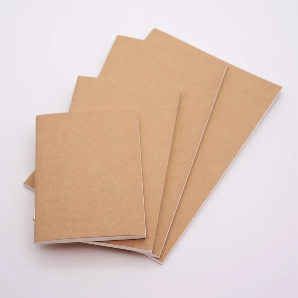 Recharge de carnet de voyage, format A5/L/M/S, 4 types de TAN9, papier krart, couverture d\'insertion standard/portable/passeport