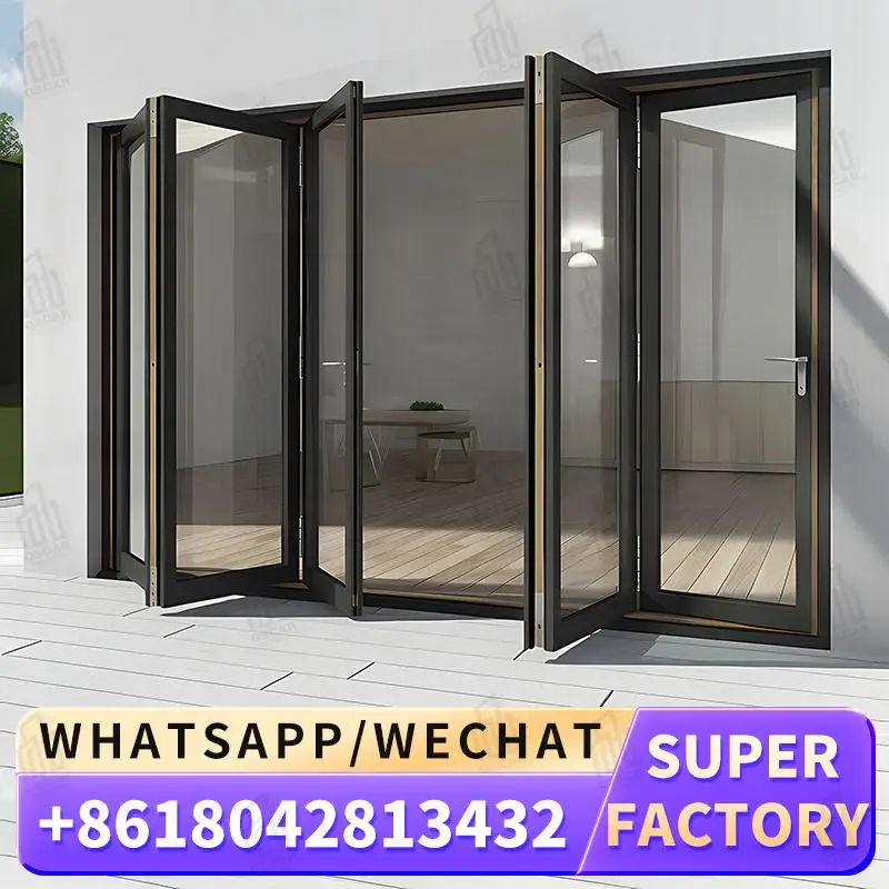 

Customizable Multi function Foldable Windows Door Ideal for Office Spaces in Europe Factory Made Windows Foldable door