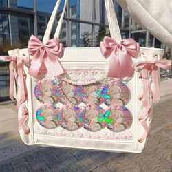 HAEX Sweet Girls Ita Bags Fashion New in nastro estetico Cross Underarm borse a tracolla studenti di grande capacità Tote Bolso Mujer