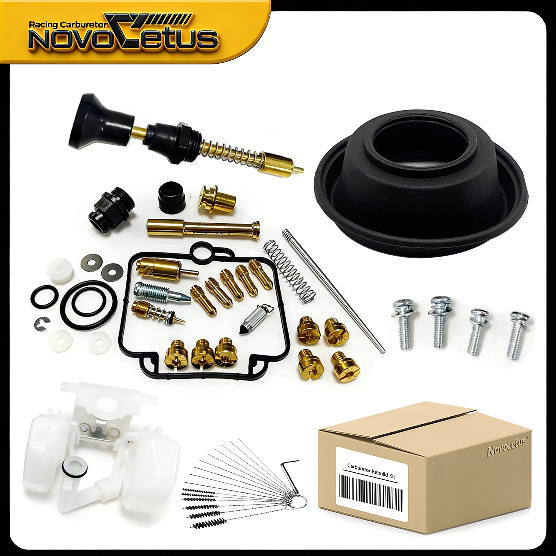 

[NovoCetus] Fit For Suzuki DR650 Mikuni BST40 Carburetor Parts w/VacuumDiaphragm