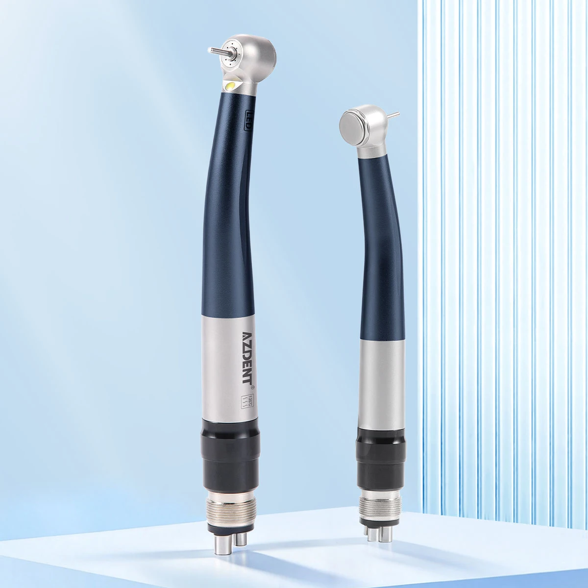 Azdent Dental LED Hochgeschwindigkeits-Handstück mit E-Generator und Schnellkupplung, Zahnmedizinprodukte, Hochrotierender Dental-LED-Stift – Detail 2