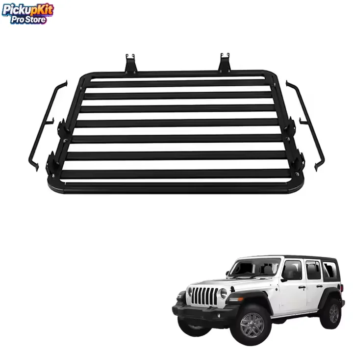 

Heavy-Duty Steel Roof Rack for Wrangler JK JL BJ40 Off-Road 4x4 Luggage Carrier