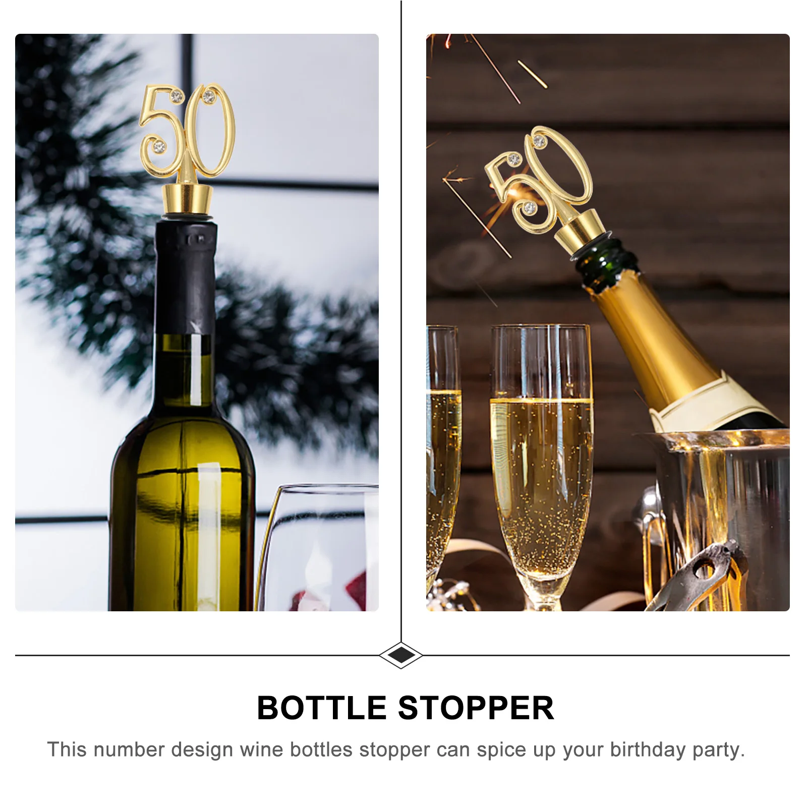 

2 Pcs Wine Stuffed Gifts Silicone Stopper Replacement Plug Bottle Corks Covers Small Plugs Tapered Stoppers Wedding