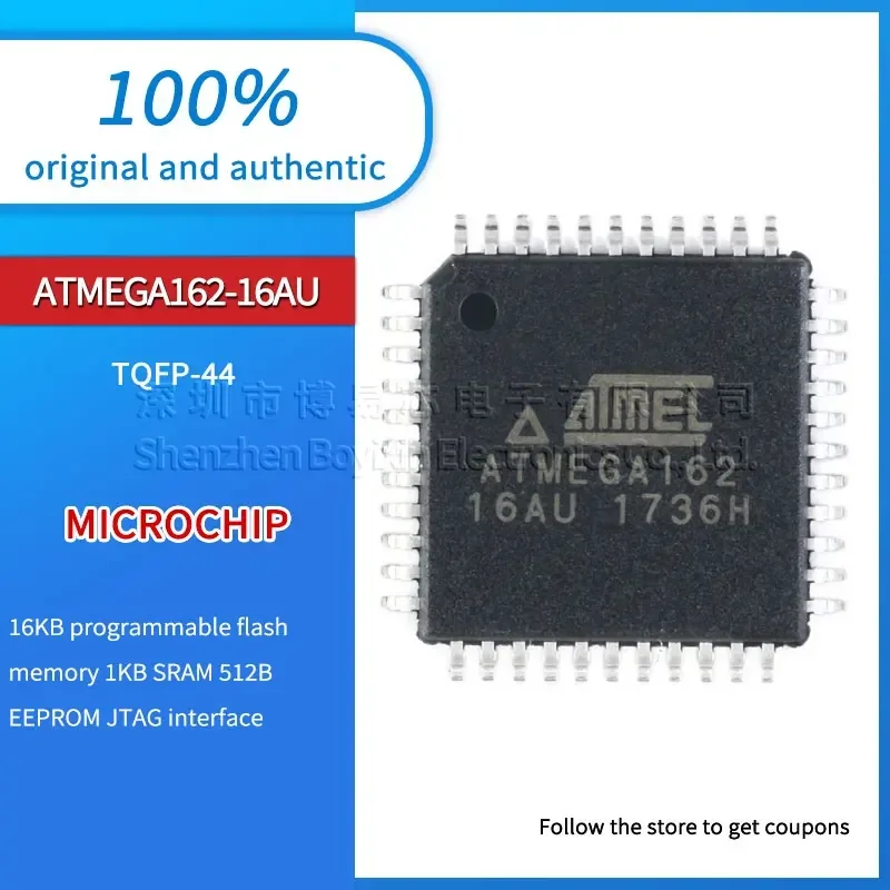 

Original genuine patch ATMEGA162-16AU TQFP44