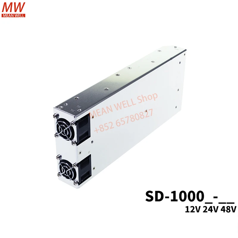 Original MEAN WELL Switching Power Supply 1000W Single Output DC-DC Converter SD-1000L-12 SD-1000L-24 SD-1000L-48 SD-1000H-12 24