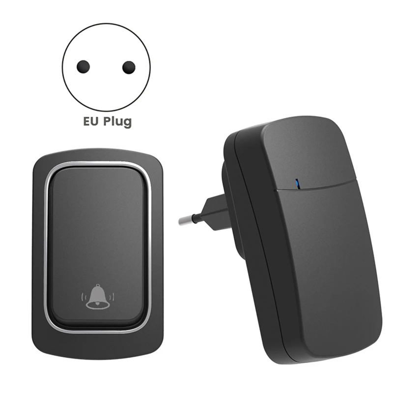 VOLLSTÄNDIGE, selbstbetriebene kabellose Türklingel, keine Batterie, wasserdichte Türklingel, Glockenspiel, Ring, ältere Menschen, Anrufer, Heimsicherheitsgerät