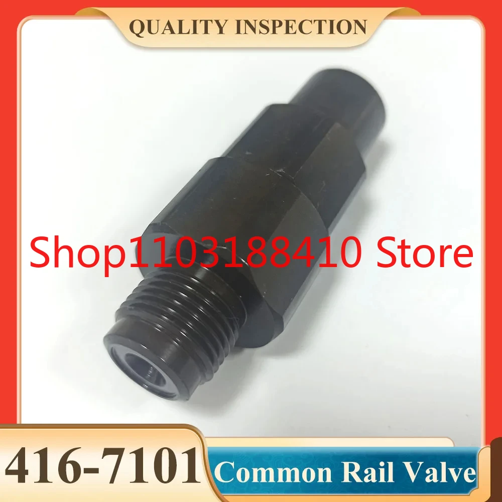 E320D E323D 320D Excavator Fuel Common Rail Pressure Valve  4167101 416-7101for Engine Parts Relief Valve C6.4 C6.6 C4.4 C4.2