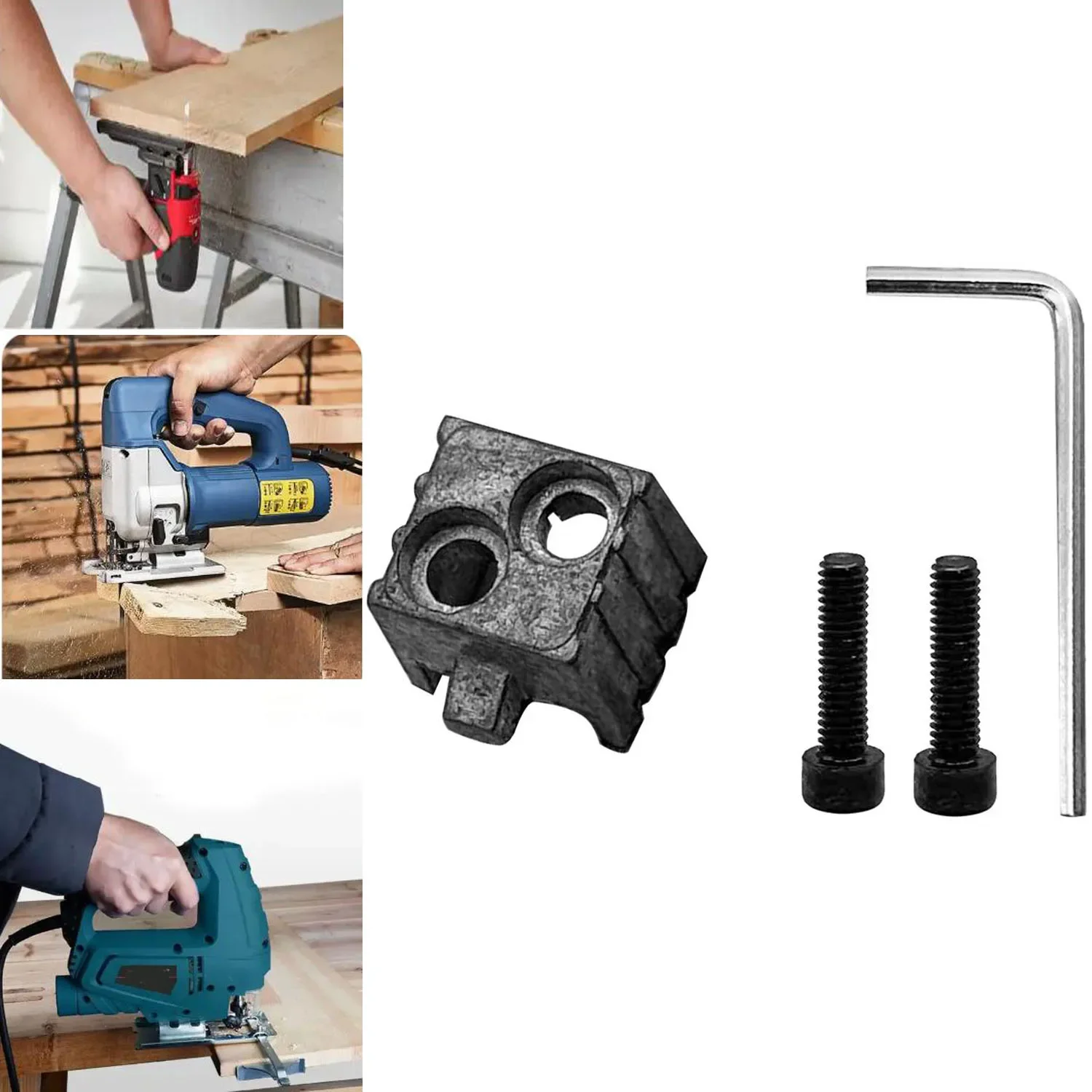 Jigsaw screw chuck built for 55 head specification and functional with For reciprocating saw blade holder components