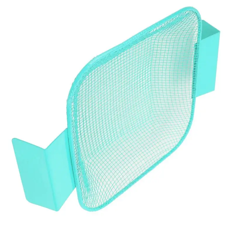 Fishing Lure Filtration Iron Fishing Bait Sieve Tools Green Leaf Skimmer Net Professional Mini Riddle Mesh Net Tool For Fishing