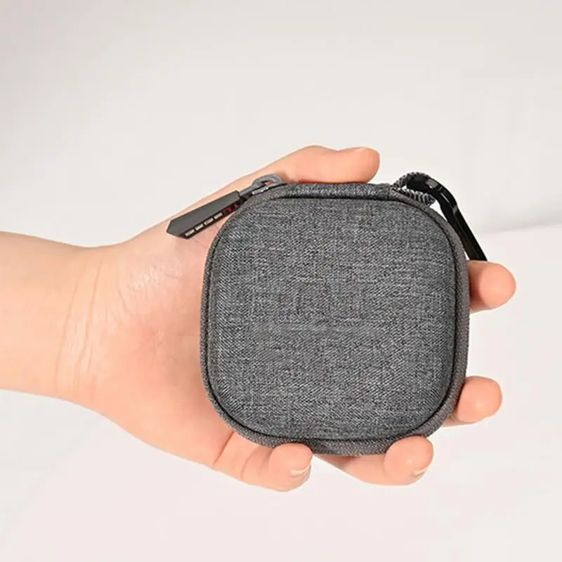 เคสหูฟังกันฝุ่นเคสใส่ป้องกันแบบมีสายสำหรับที่เก็บหูฟังหูฟังแบบมีที่เสียบหูฟังแบบใช้ซ้ำได้