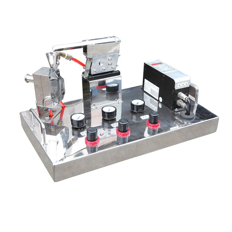 Mini Compact Lab-Scale Jet Mill for magnetic materials air jet pulverizer laboratory spiral micronizer