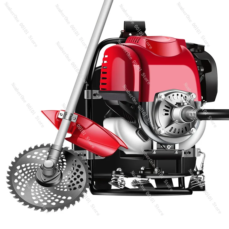 

Agricultural Gasoline Harvesting Artifact Small Household Land-Opening, Soil-Loosening and Grass-Beating Weeding Machine