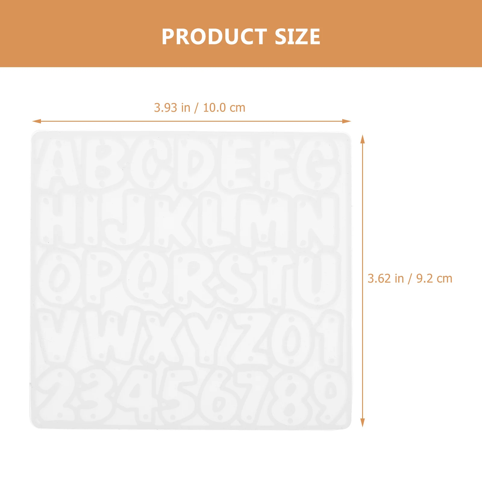 قالب سيليكون للحروف الأبجدية والأرقام، قالب إيبوكسي مرن قابل لإعادة الاستخدام لصنع المجوهرات والأقراط المعلقة المصنوعة يدويًا #5