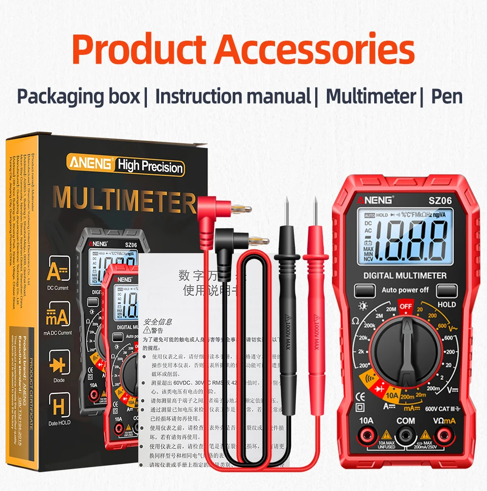 Aneng SZ06 Smart Mi…