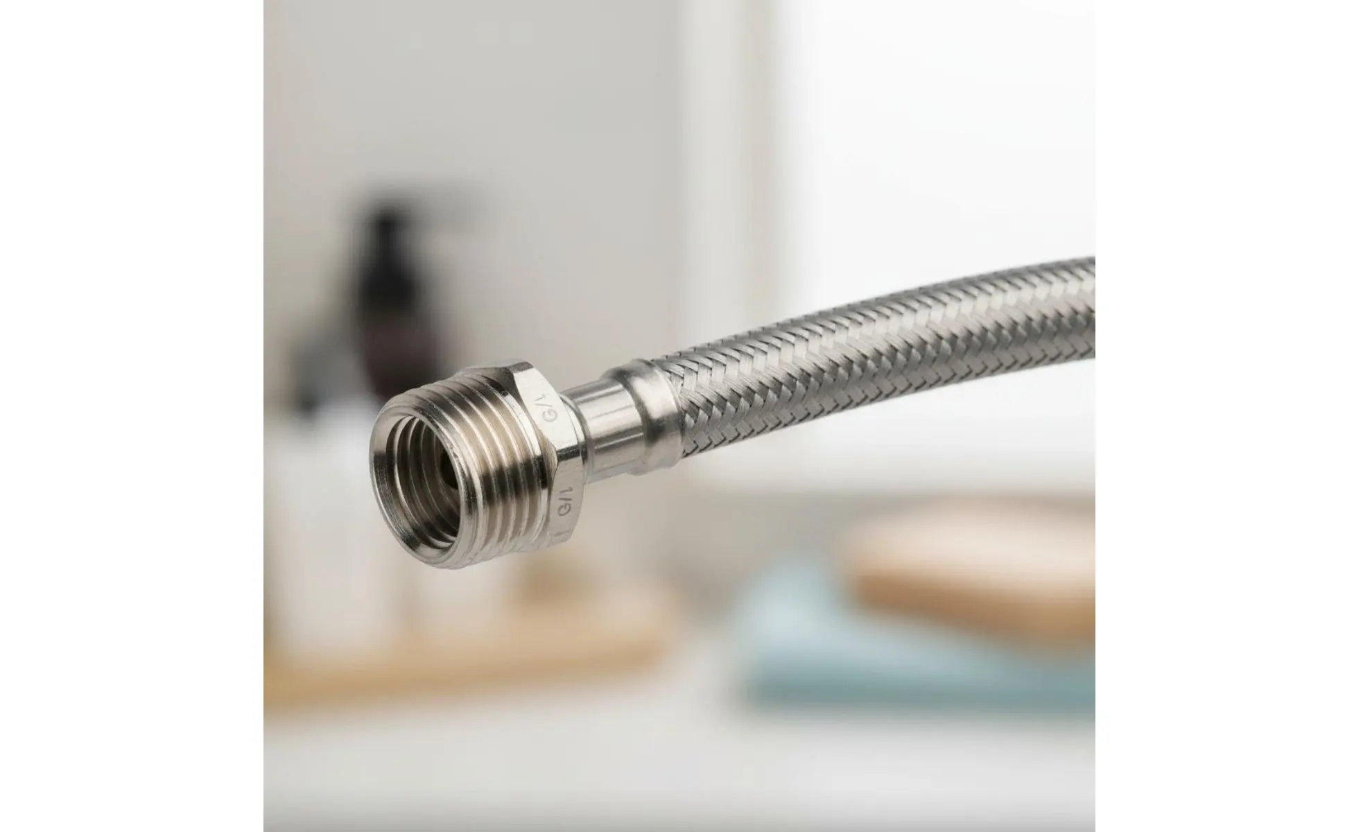 Braided Stainless Steel Hose Easy to Install Stainless Steel Hose Flexible Water Connector Safe for Drinking Water Supply Line Braided Stainless Steel Hose Easy to Install Stainless Steel Hose Flexible Water Connector Safe for Drinking Water Supply Line