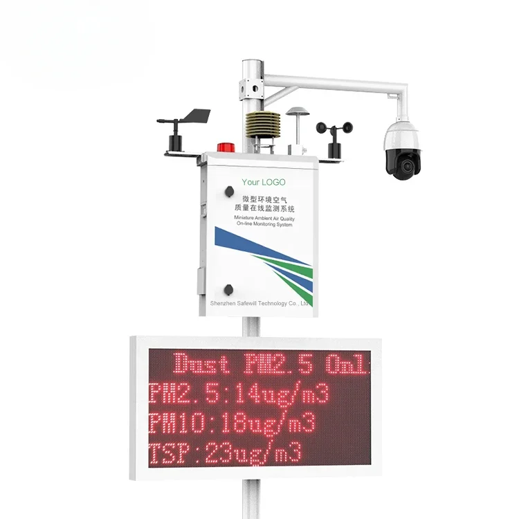 

Safewill OEM/ODM ES80A-A6 Outdoor Air Pollution Online Gas Analyzers PM2.5 PM10 TSP Dust Air Quality Monitoring System