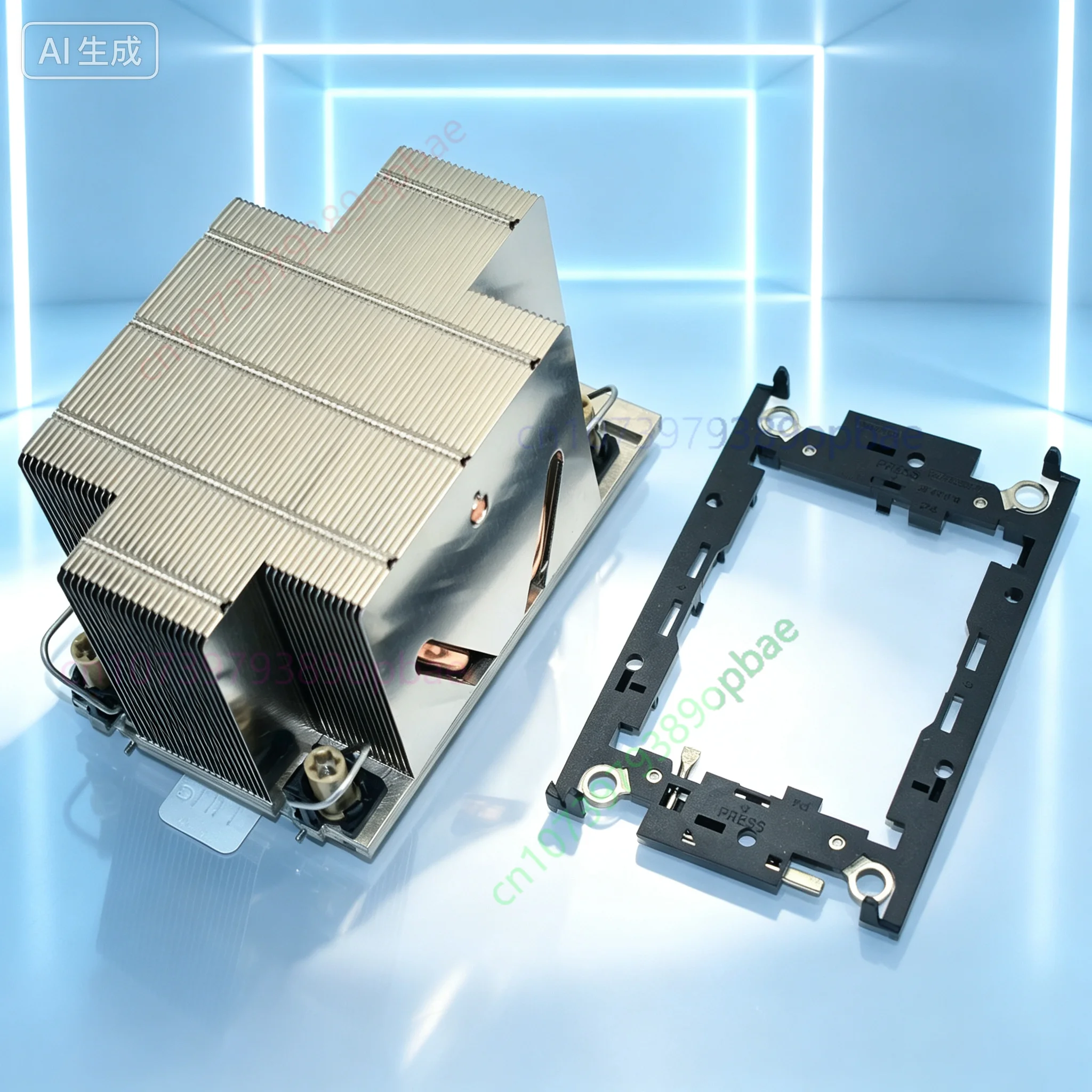 Replacement 2U High Performance Heatsink +Cage for PowerEdge R550 R750 R750xs 08F34X 8F34X