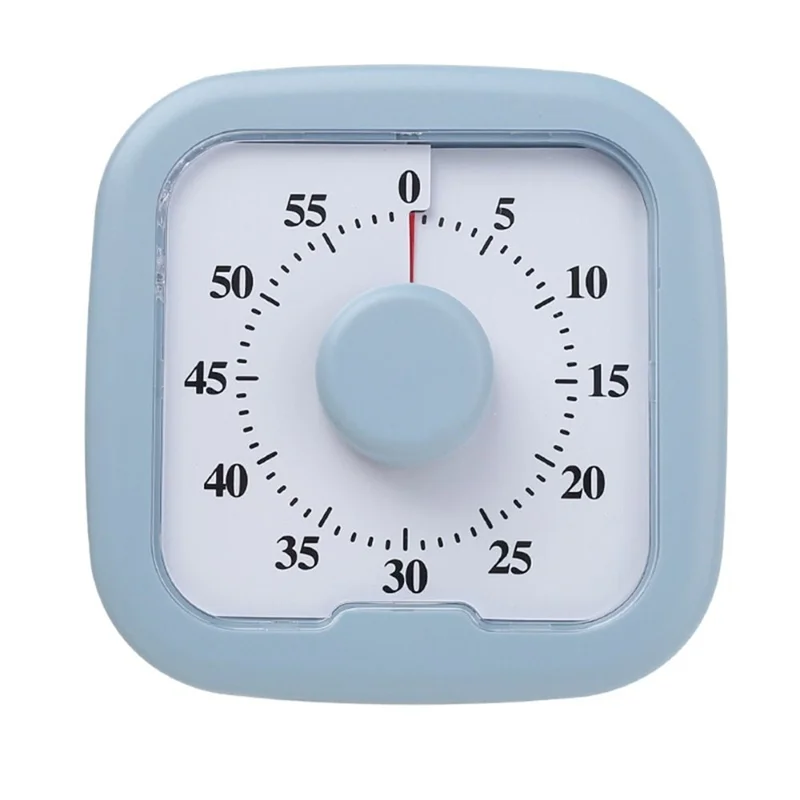 B47C Silent Visual Timer 60-Minute Stopwatch Alarm Clock Countdown Timer With Stand Visualization Kitchen Cooking Timer