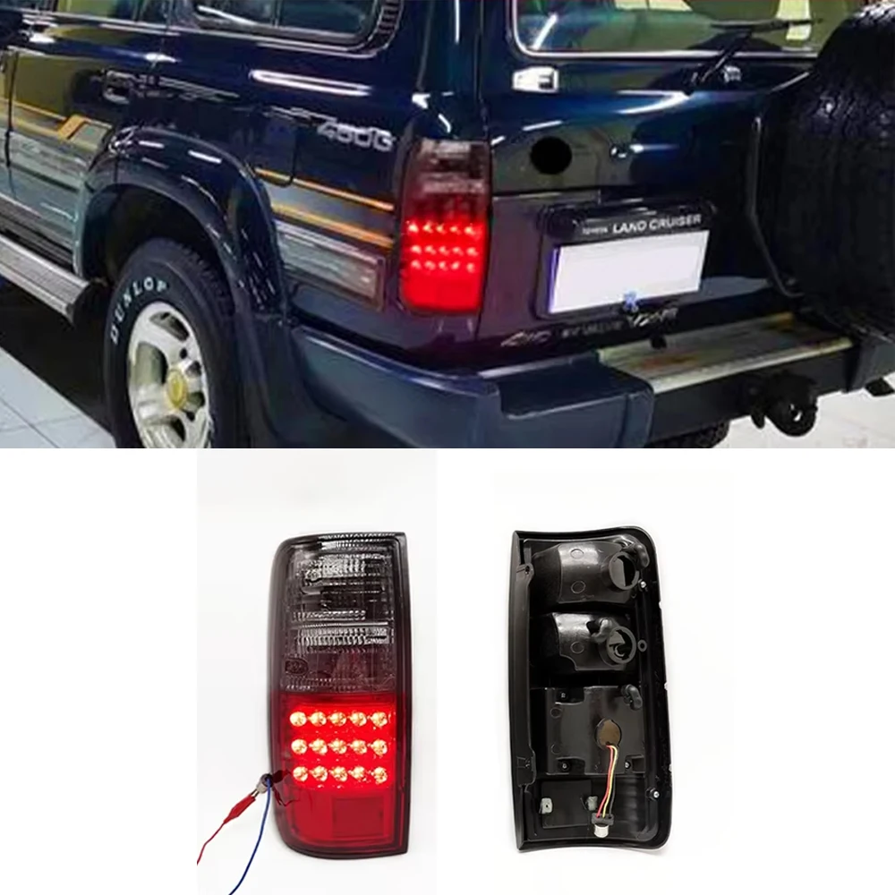 1PC Left LED Rear Taillight Conversion Kit For Toyota Land Cruiser FJ80 LC80 FZJ80 1991-1997 4500 Brake Turn signal Light