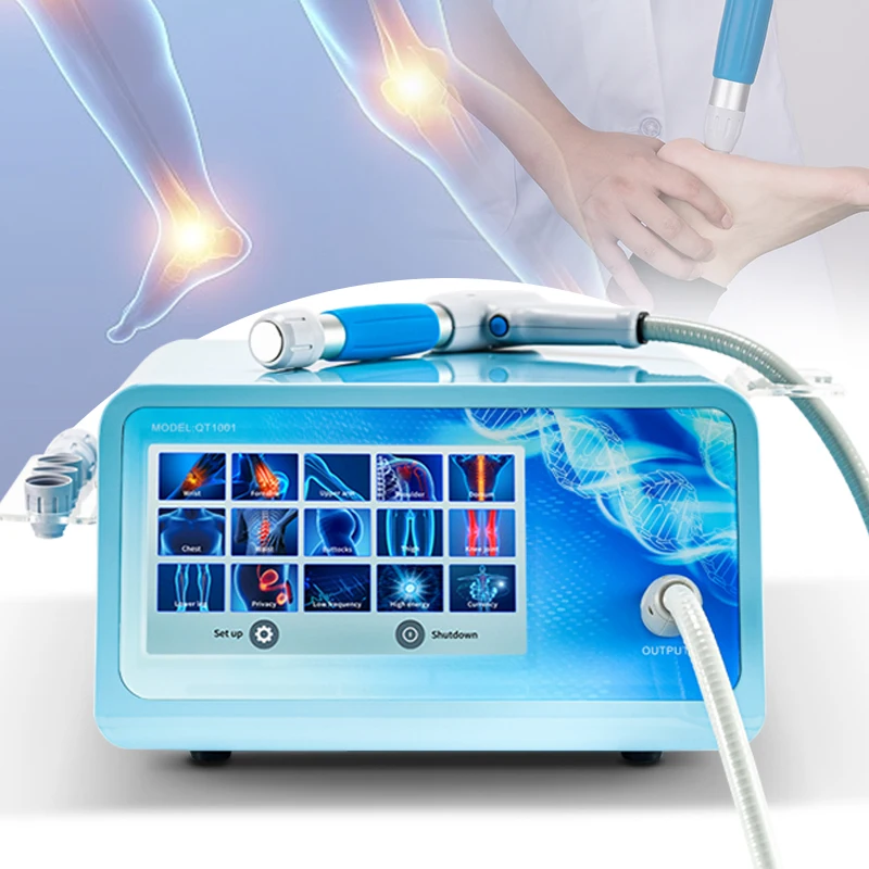 Professional pain relief shock wave therapy machine QT1001 for whole body massage AC110-220V 200W