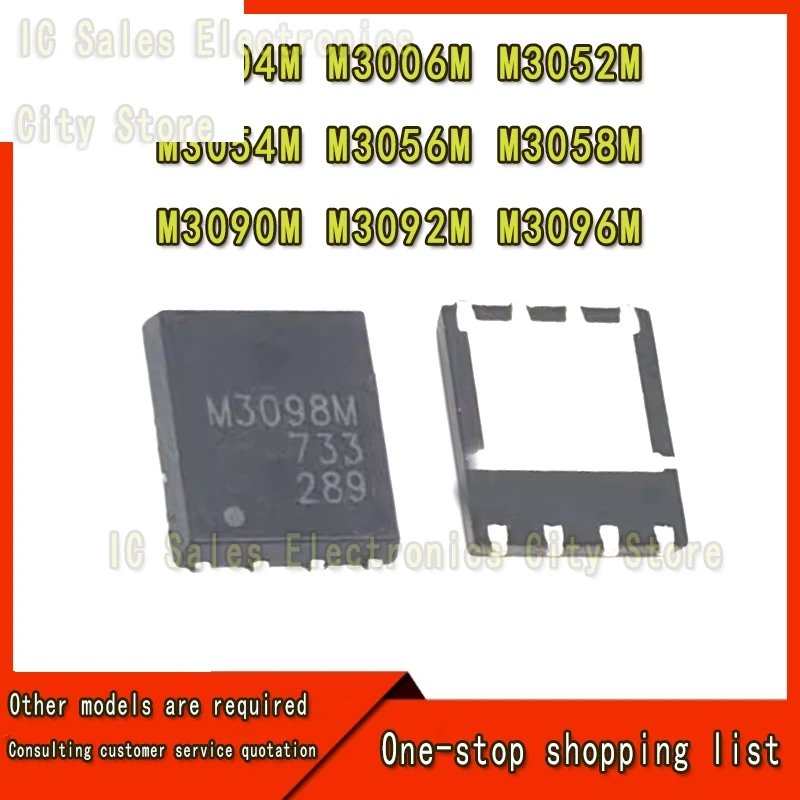 Chip IC original QFN, 10 piezas, M3004M, M3006M, M3052M, M3054M, M3056M,M3058M,M3090M, M3092M, M3096M, nuevo, venta al por mayor