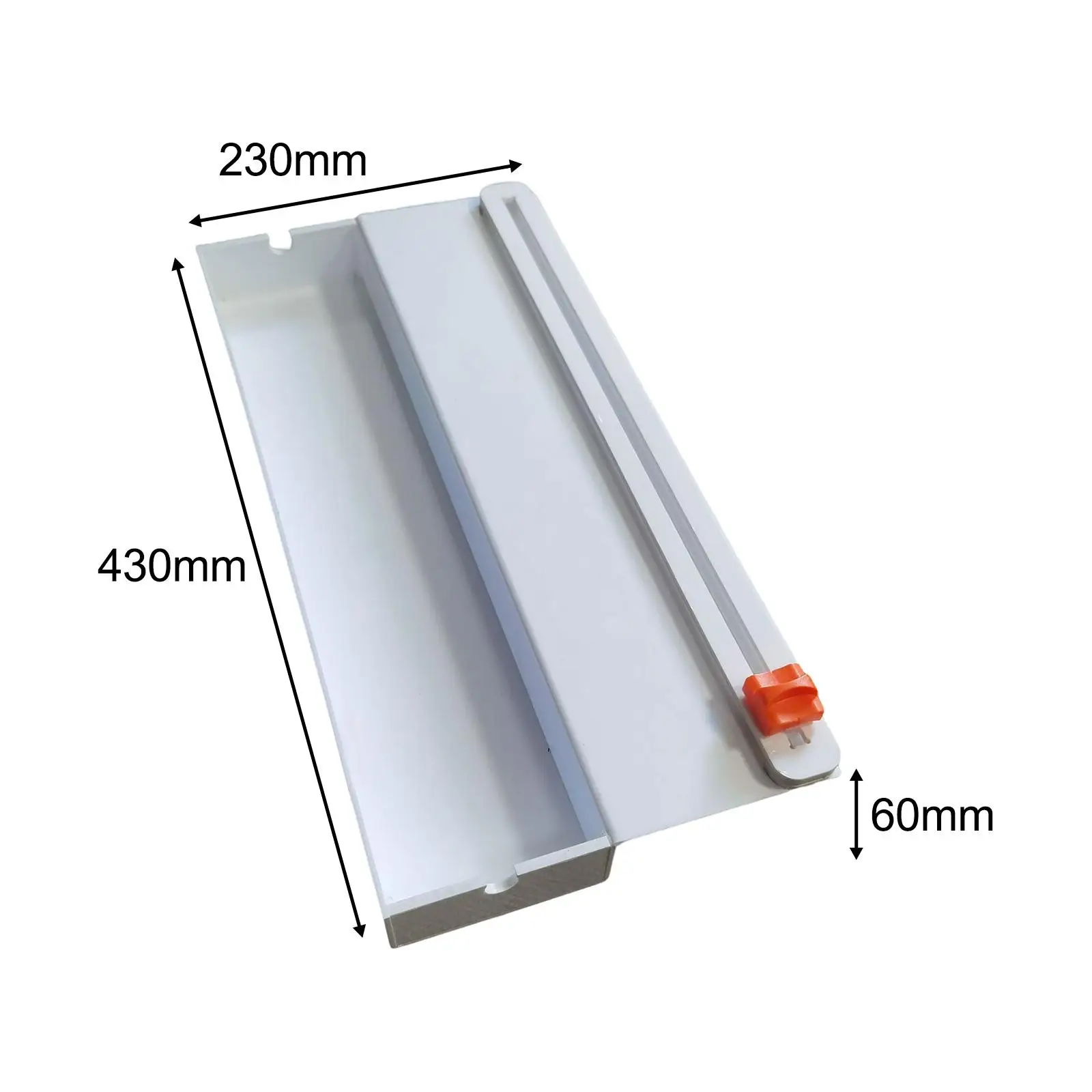 Roll Holder with Cutter with Built in Trimmer Replacement Removable Durable Rollers Media Tray for Cutting Plotter Maker Office