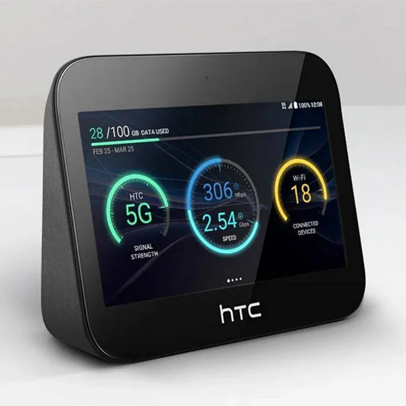 HTC 5G 허브 NR 밴드 4G FDD: 밴드 1, 2, 3, 4, 5, 7, 8, 12, 20, 28, 66 TDD: 밴드 38 41 모바일 Mifi Cat20 허브