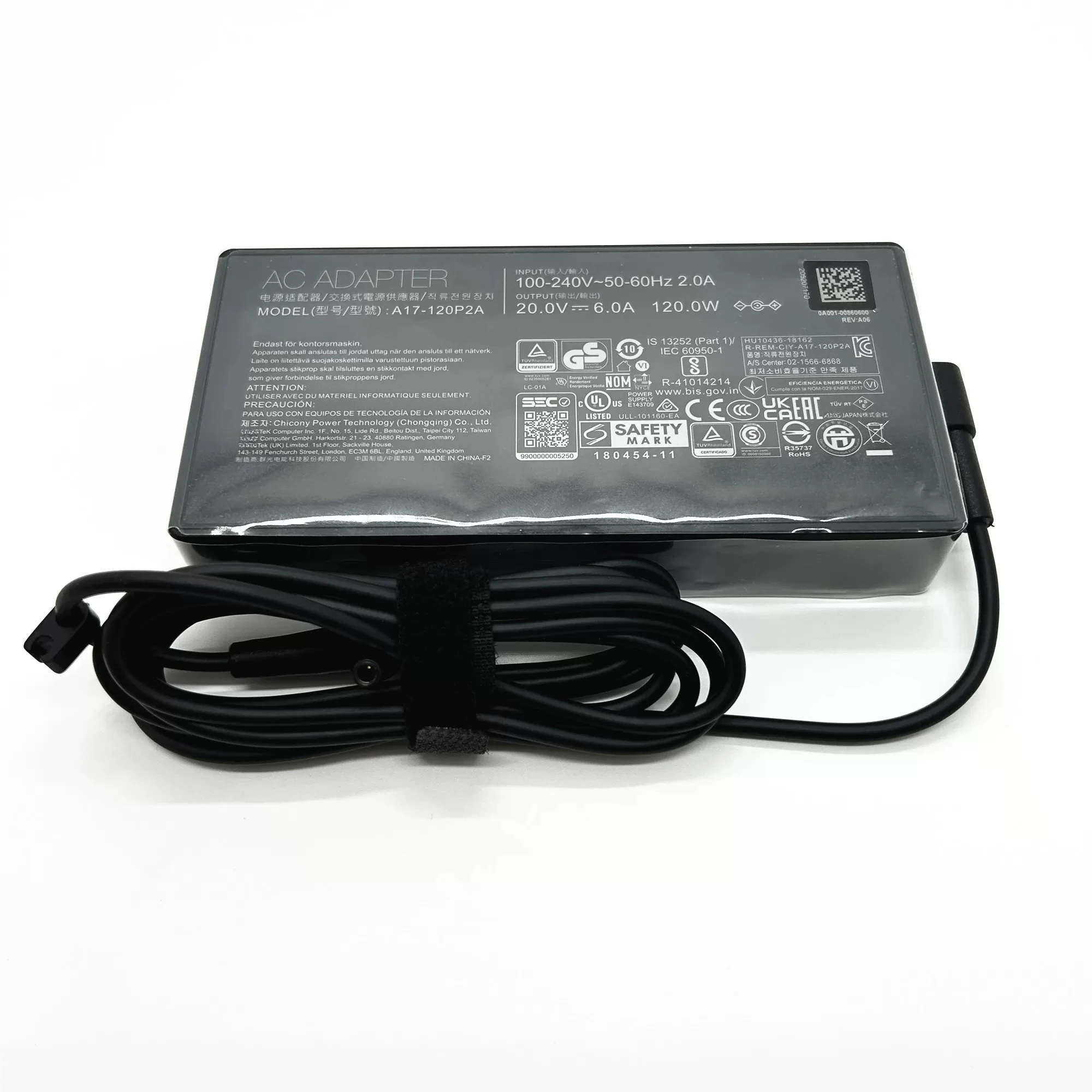 Original for ASUS Lingyao PRO12 14 15 A17-120P2A 120W Power Adapter 20V6A Charger