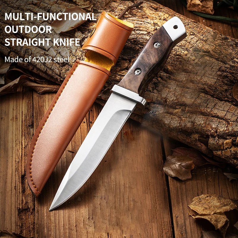 1PC9.6-inch kitchen knife Portable knife, barbecue knife Other knives with boning knife High quality fishing and carving knife