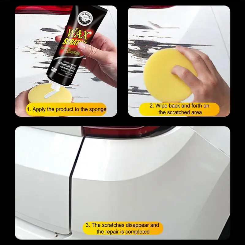 Car Scratch Repair Wax Auto Paint Repair Polishing Wax Car Scratch Remover Care Tool Car Body Grinding Compound Anti Scratch Wax