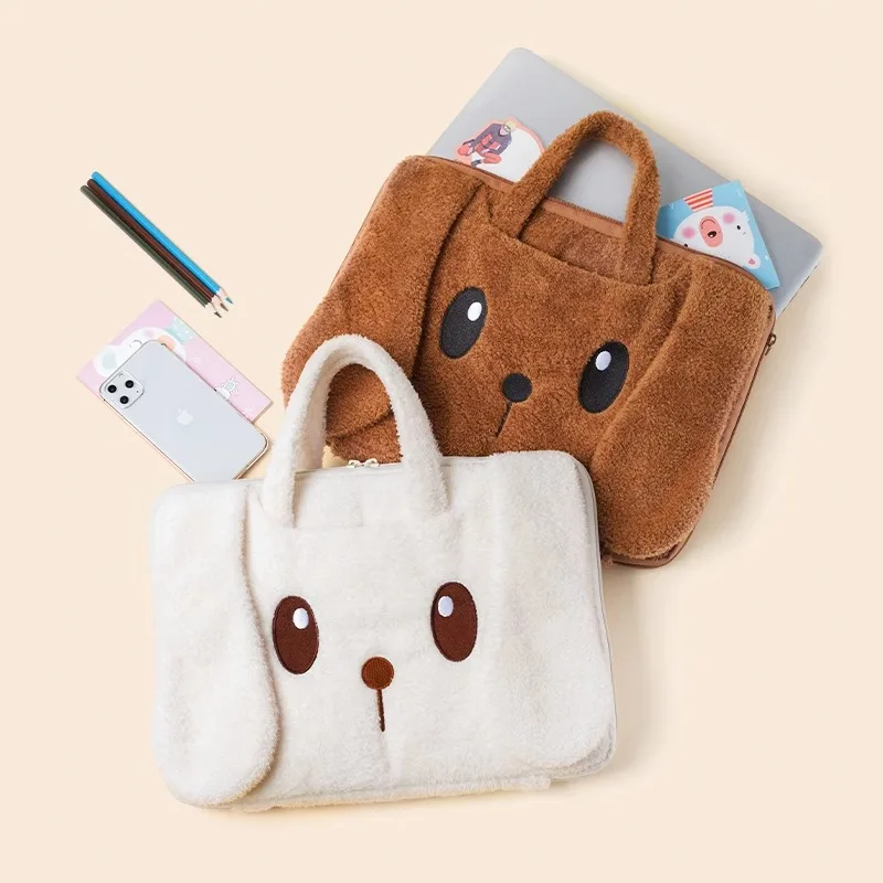 Cartoon Laptop Bag For Macbook Air13.6 Pro13 14 15 16 Dell Lenovo Huawei Samsung 15.6 Inch Cute Notebook Computer Handbag