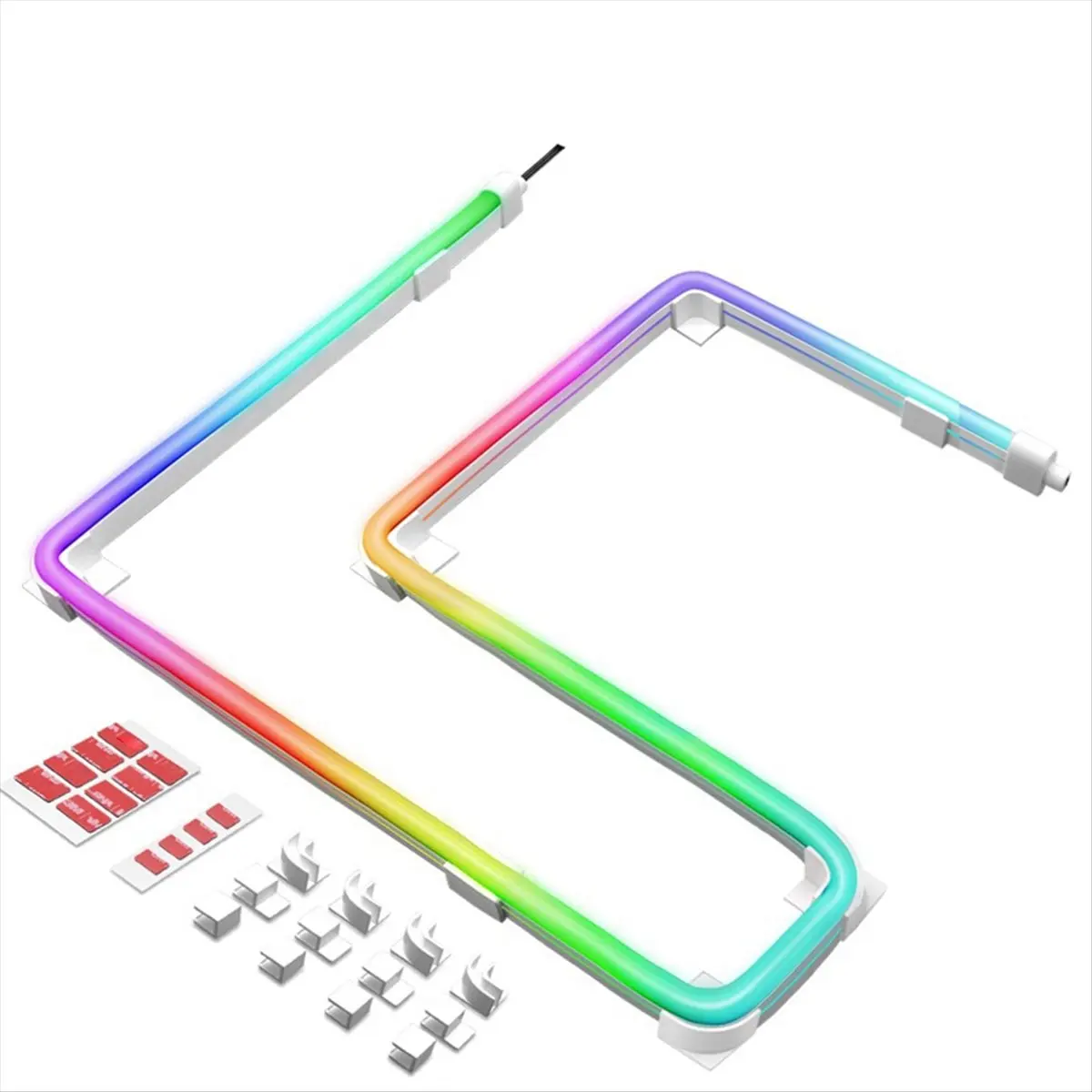 doyou ARGB LED Light Stripe 5V 3 PIN ARGB Aura Flexible Led Ribbon Light Neon Computer Lamp Strip Decor for PC Case Mainboard