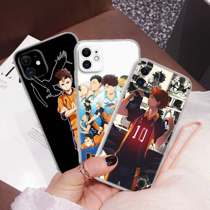 B14 Haikyuu Attacks volleyball Soft Case for Moto G9 Powe One Pro E12 E22I E22 G52 G42 G32 G22 G23 Z2 Z Play P40 P30 Edge 30