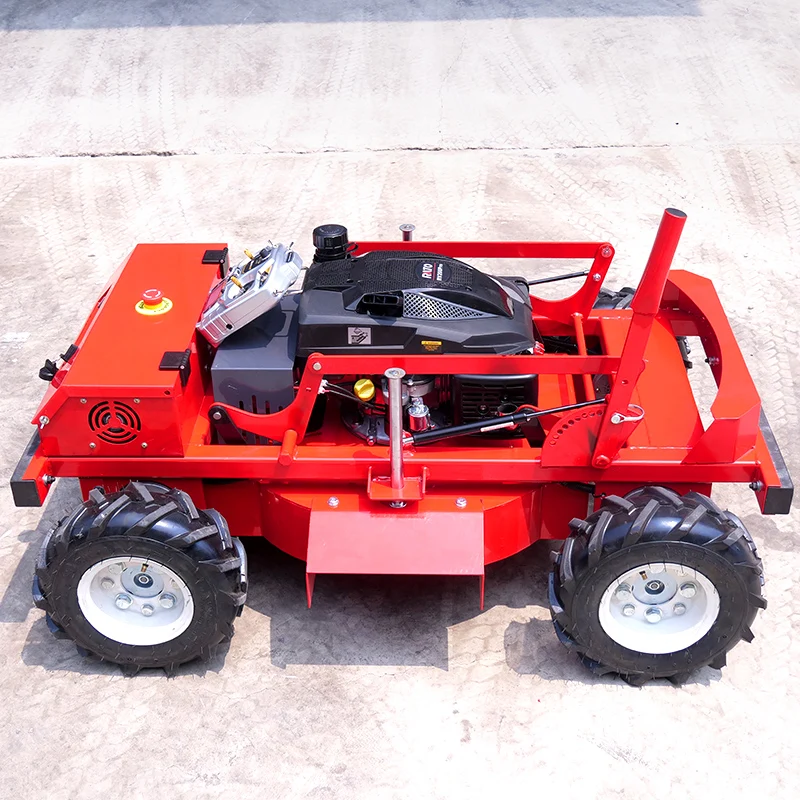 New Arrival Cost Effective Portable Petrol Automatic Cordless Petrol Remote Control Lawn Mower
